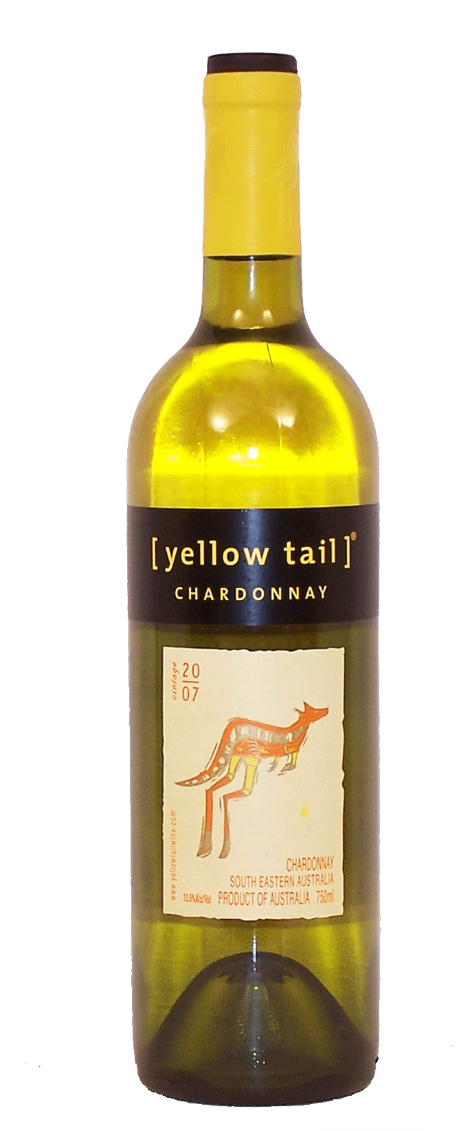 Yellow Tail  south eastern australia chardonnay, 13.5% alc./vol. Full-Size Picture